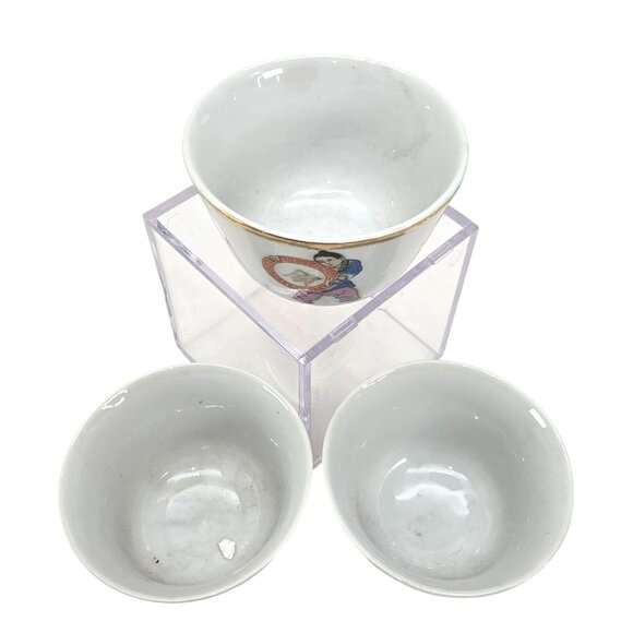 Vintage Chinese Teapot + 6 Tea Cups With Children Symbol Designs JE117/319/320 - Picture 5 of 16